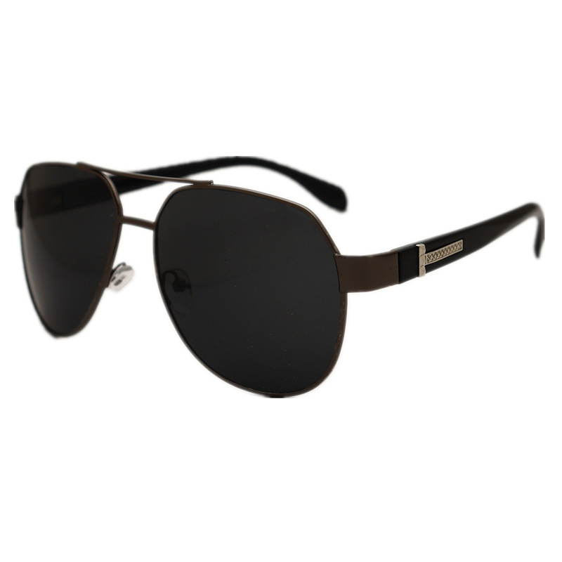 Men's Outdoor Pilot Sunglasses Driving Glasses Supply, Sun Protection Metal Frame Designer Sunglasses New Large Frame Outdoor Sports Bike Glasses