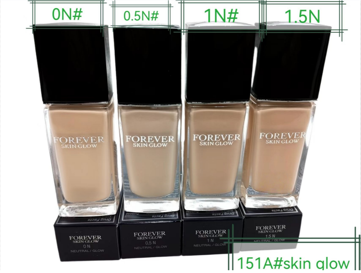 Christian Makeup FIX FLUID Foundation Liquid 30ML High quality Faced Concealer highlighter makeup