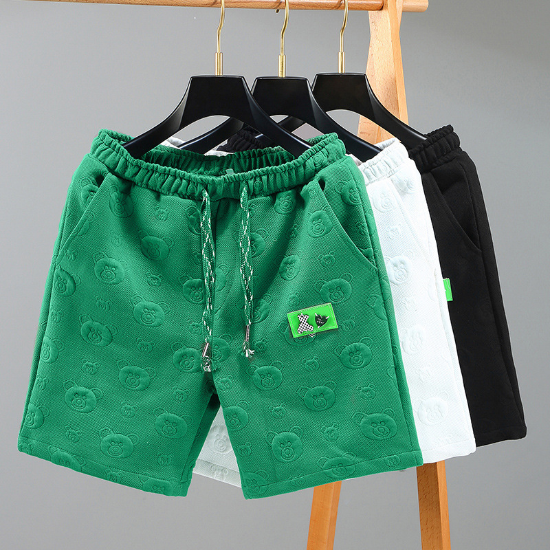 2026 Designer New Style Knitted Shorts For Men - Summer Outdoor Fashion Casual Five-piece Pants For Young People - Loose-fitting Basketball Pants - Be