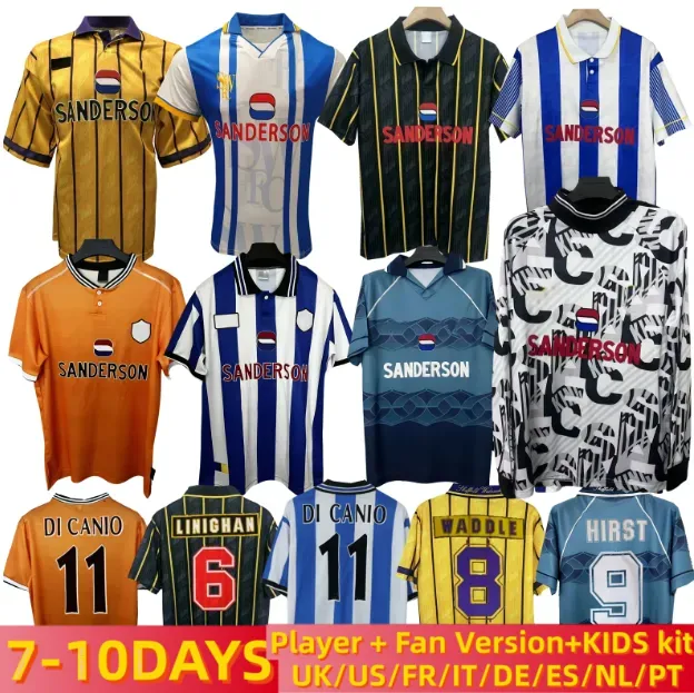 Sheffields Wednesdays soccer retro jerseys Will Vaulks Callum Paterson Michael Smith Tyreeq Bakinson Mallik Wilks football shirts 92 93 94 95 97 98 99 3XL 4XL11