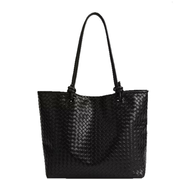 Bestseller Niche Handmade Woven 2025 New Model High-End Light Luxury Shoulder Handbag Commuting Large Capacity Tote Bag Ddmytues