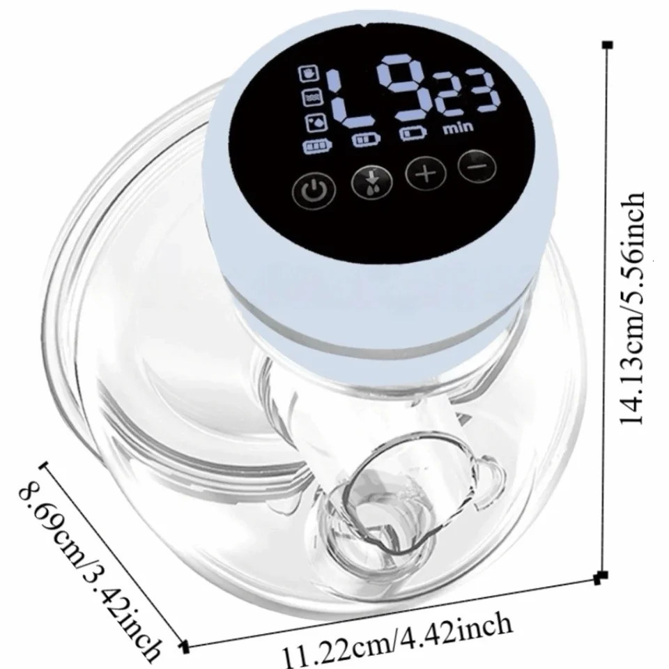 180ML Capacity Electric Intelligent Integrated High Suction Hands Free Massage Painless 251107