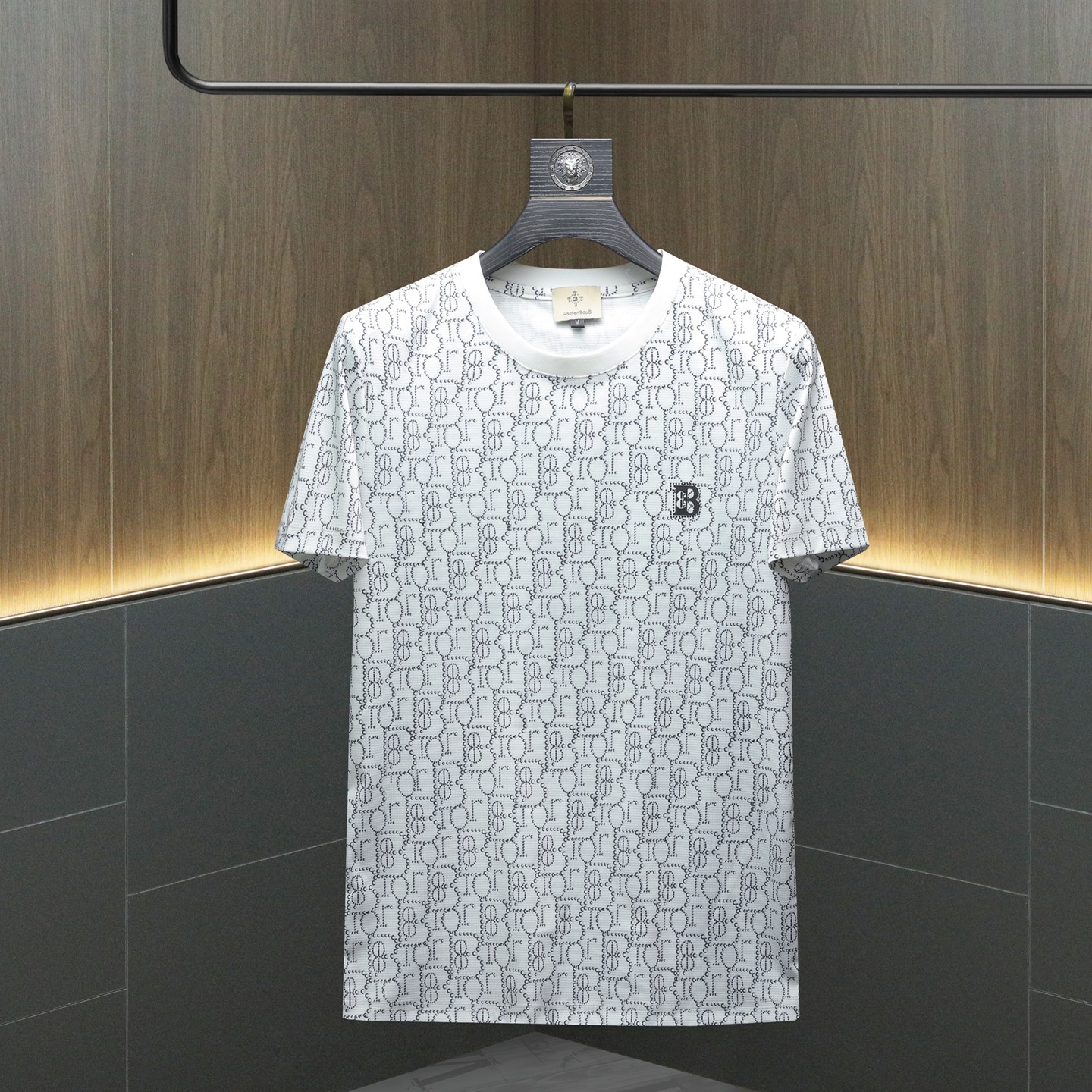 2026 Spring Summer New Style Printed Design Crew Neck Short Sleeve T Shirt for Men Fashion Trendy Versatile Comfortable Top