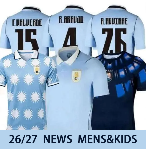 Uruguay World Cup 2026 Soccer Jerseys 2026 2027 L.SUAREZ E.CAVANI N.DE LA CRUZ National Team Shirts G.DE ARRASCAETA F.VALVERDE R.ARAUJO R.BENTANCUR595636