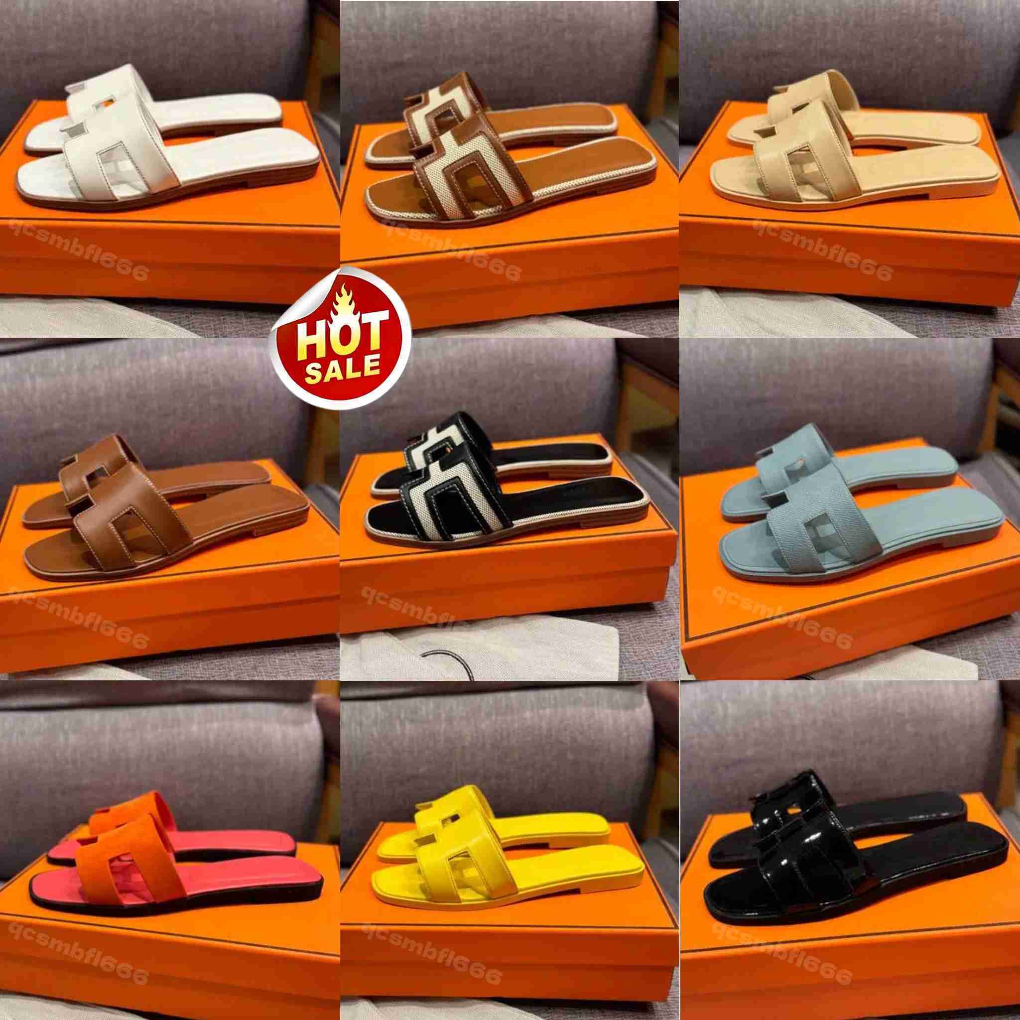 designer sandal oran sandals fashion women slippers platform slidesshoes bottom fur flip flops summer casual beach sandal real leather top quality wit