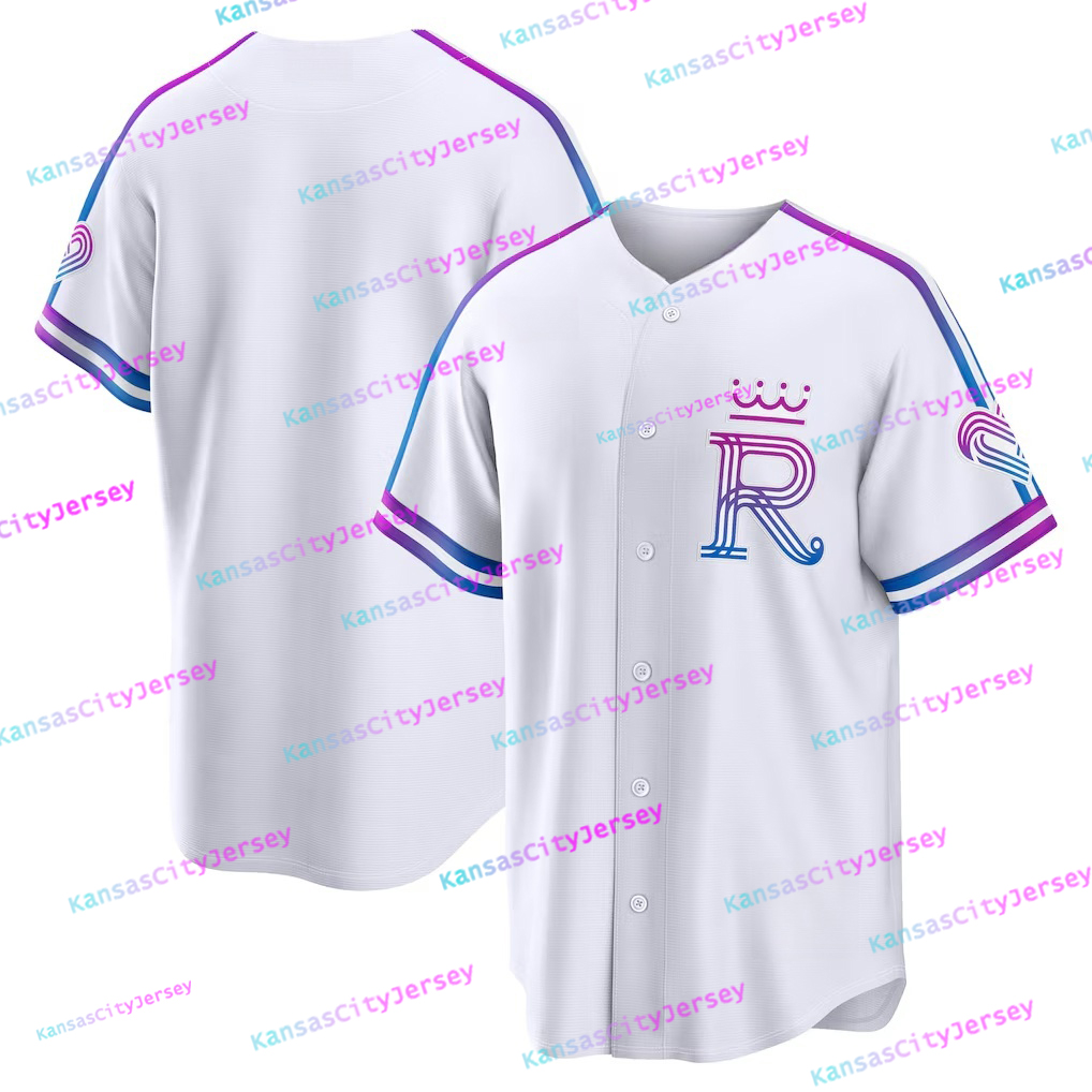 Men Women Youth Kids Kansas City Baseball Jerseys 2026 City Connect Jersey Embroidery Jerseys 7# Witt Jr. 9# Pasquantino 11# Garcia 13# Perez 14# Cagl