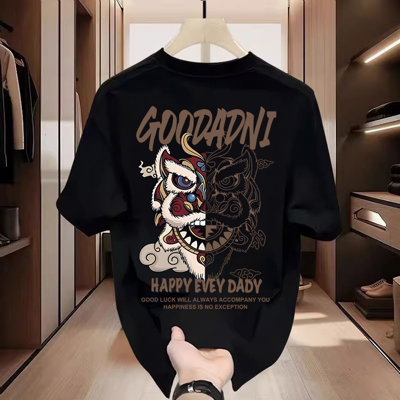 Designer Shirt Summer Fashionable Men's Short-sleeved Round Neck Casual And Fashionable Half-sleeve Shirt Top Luxurious Outdoor Sports Breathable