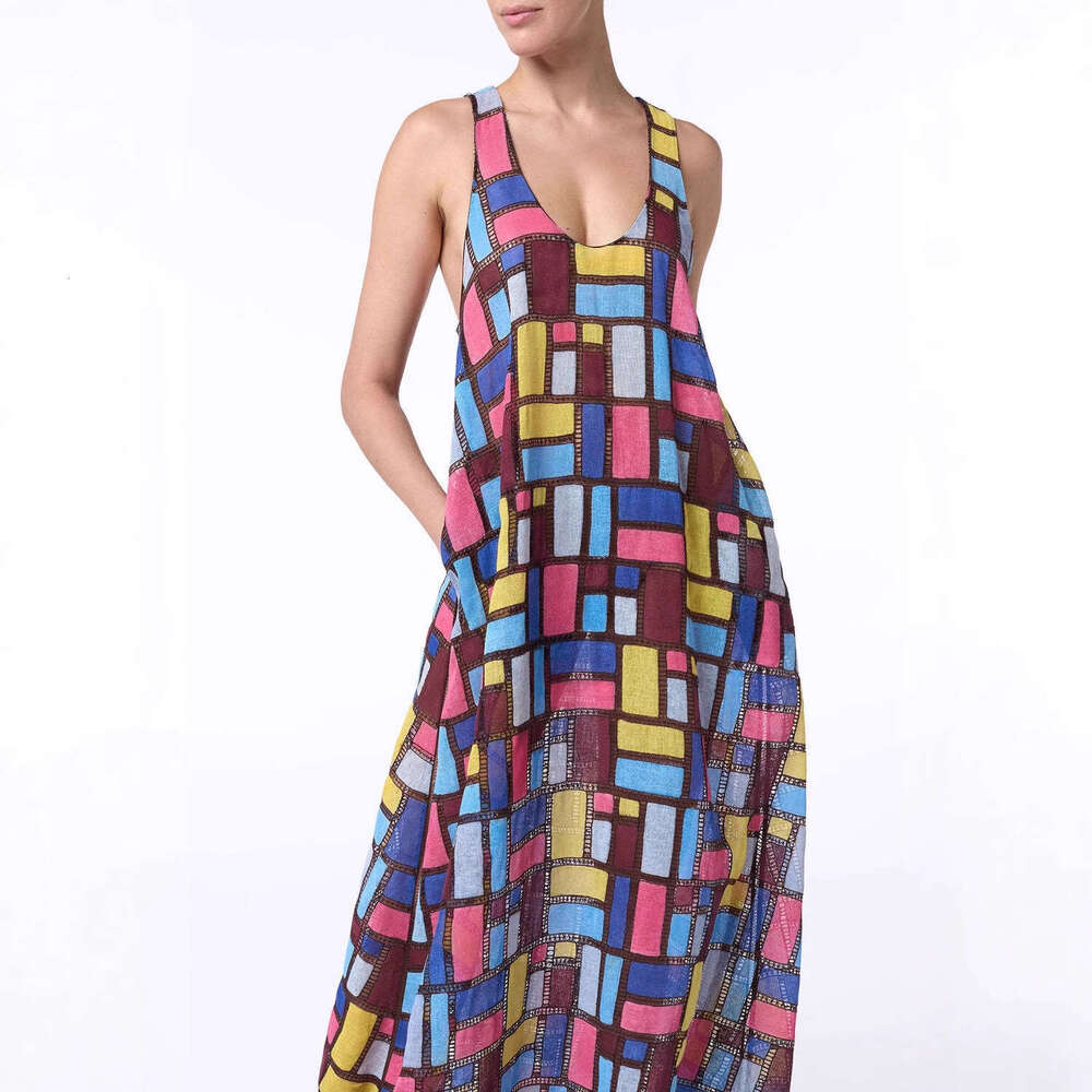 2026 Trendy Bodycon Tank Dress Women Sleeveless Slim Fit Summer Party Dress New European and American Style Cross-Border Elegant Sleevel