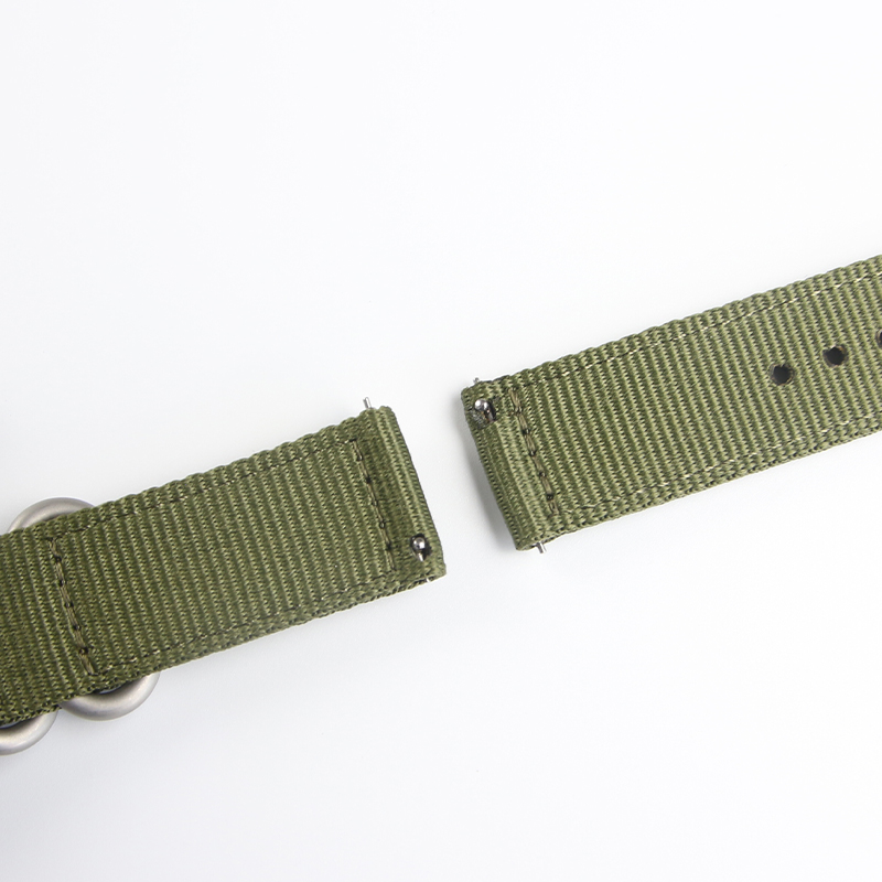 Quick Release Seatbelt Nylon Watch Band 18mm 20mm 22mm Premium Double Layer Fabric Strap for Samsung Galaxy Watch, Huawei Watch, Garmin & Traditional 