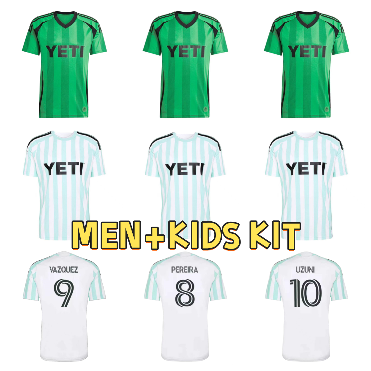 26 27 Austin FC Soccer Jerseys F.TORRES VAZQUEZ PEREIRA WOLFF UZUNI ILIE BIRO NELSON ROSALES 2026 2027 football men kids shirt