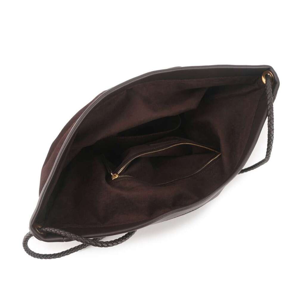 New Autumn Winter Bow-Knot Buckle Large Capacity Shoulder Bag Vintage Suede Splicing Casual Commuter Bag Luxury Daily Handbag For Women SENYY