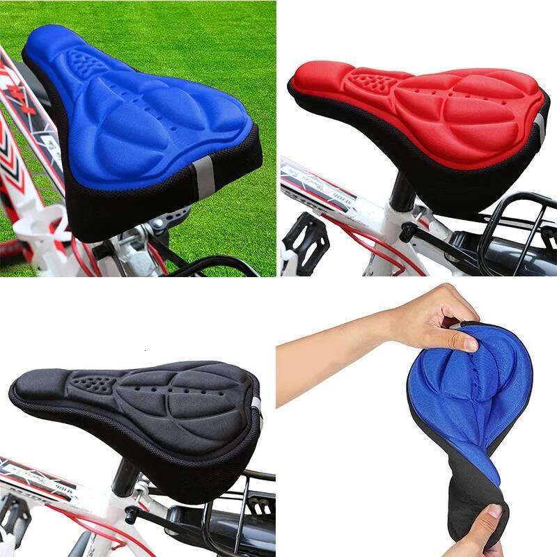 Bicycle accessories - MTB saddle, soft cover, mountain bike thick sponge outdoor breathable pad, bicycle seat