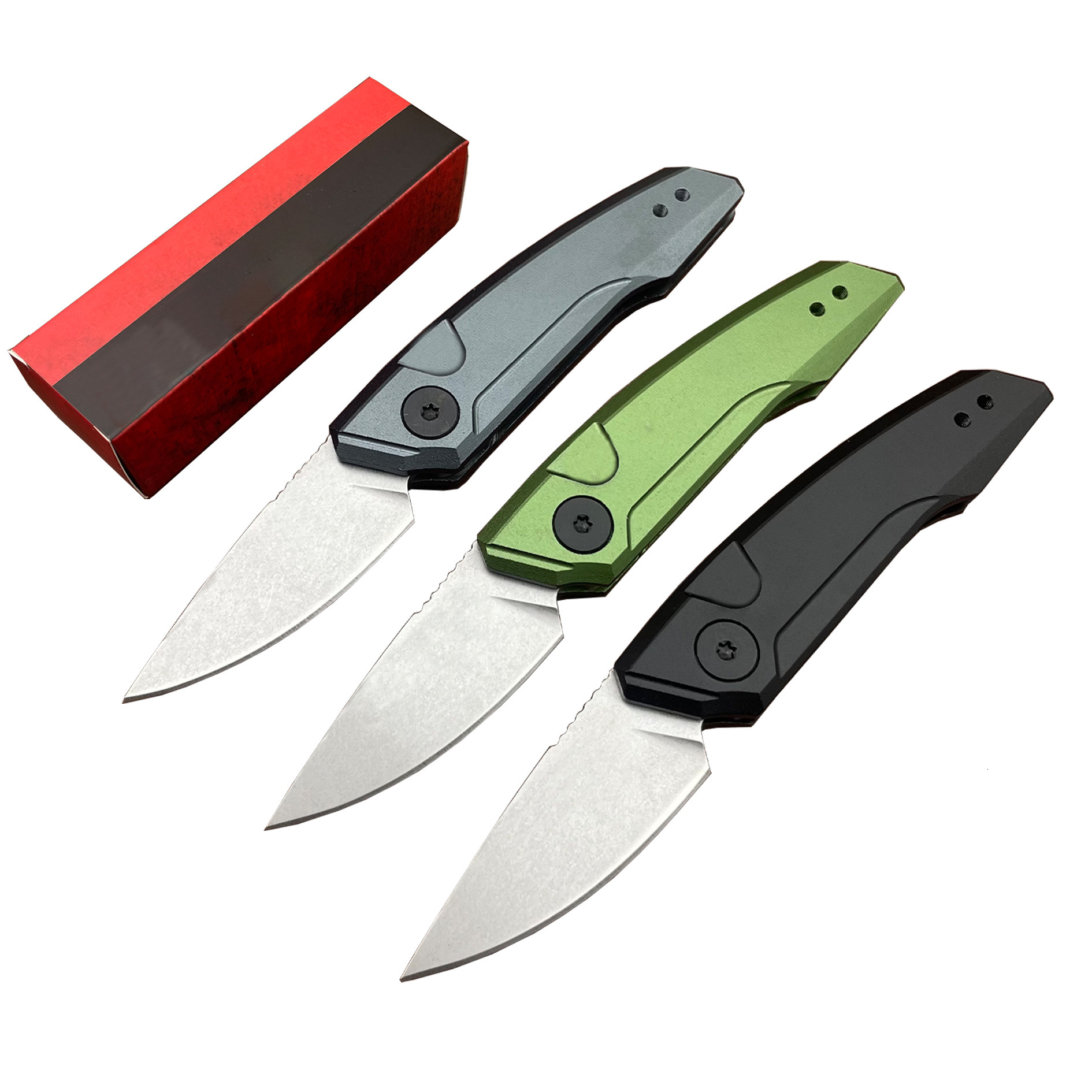 KS 7250 Mini Pocket Knife CPM 154 Blade T6 Aluminum Handle Bushcraft Camping Knife Folding Edc Portable Tool