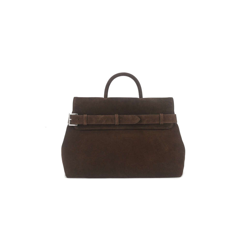 2026 Autumn Winter New Korean Style Niche Suede Messenger Bag Belt Buckle Casual Commuter Tote Handbag For Women SENYY