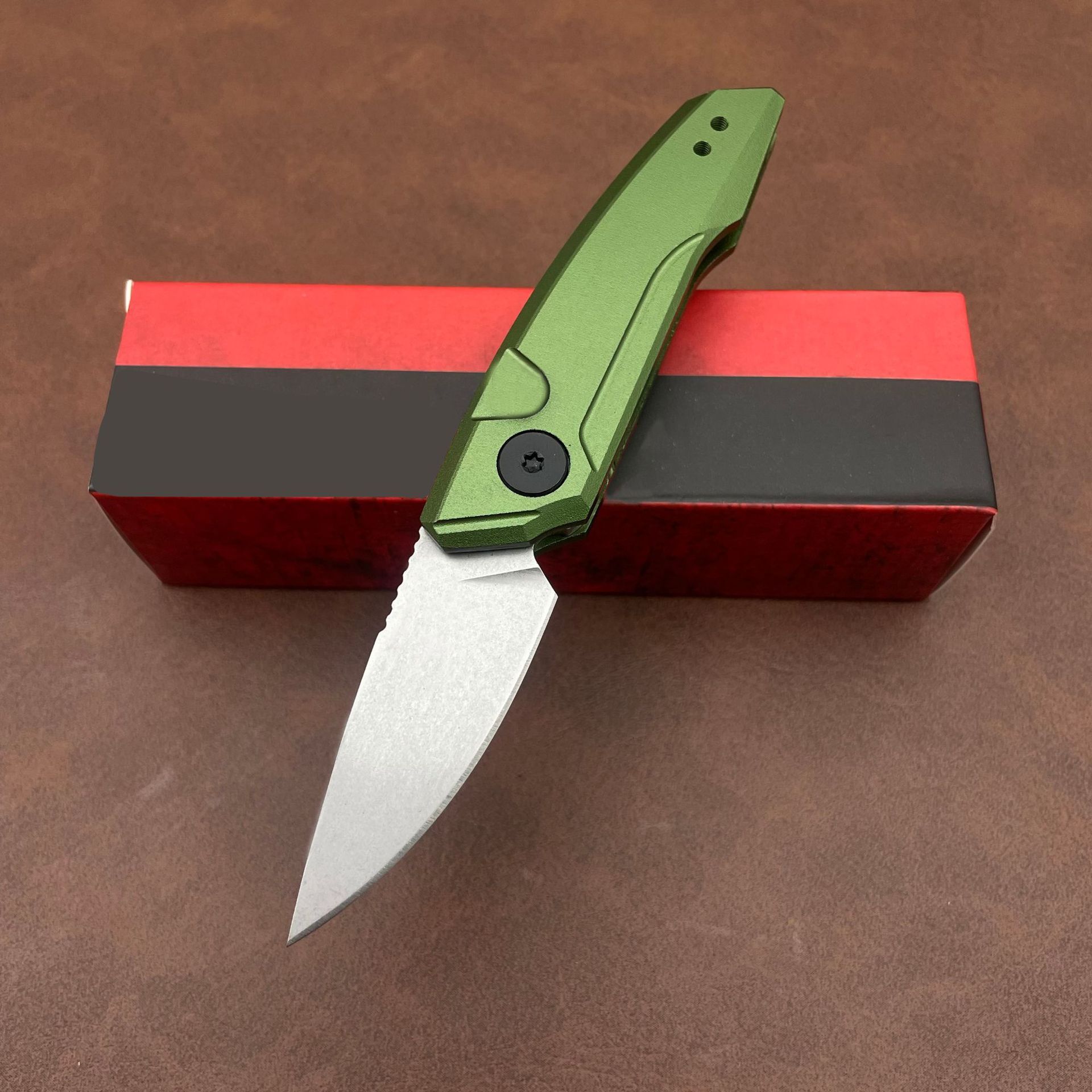 KS 7250 Mini Pocket Knife CPM 154 Blade T6 Aluminum Handle Bushcraft Camping Knife Folding Edc Portable Tool