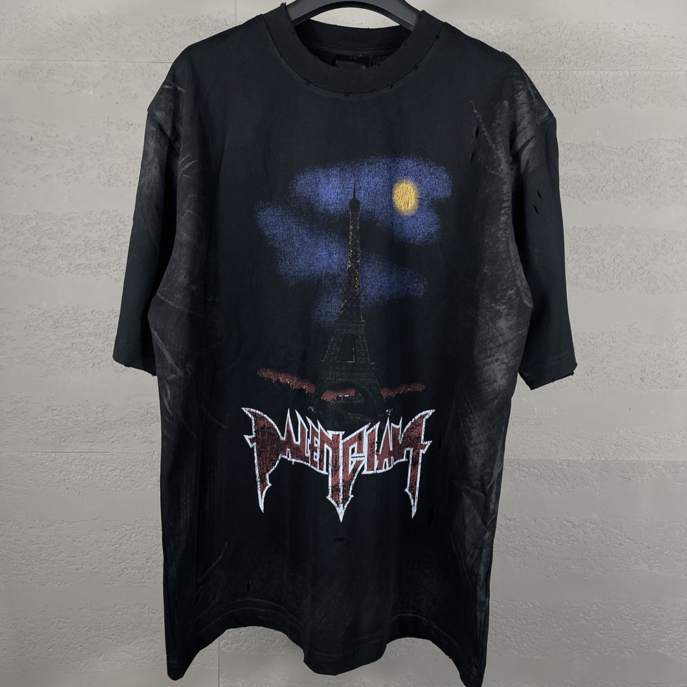 designer clothes man T Shirts Summer Painted Graphic Shirt Unisex Men Women Short Sleeve Fashion Top Casual Vintage Luxury Brand Tee magliette uom