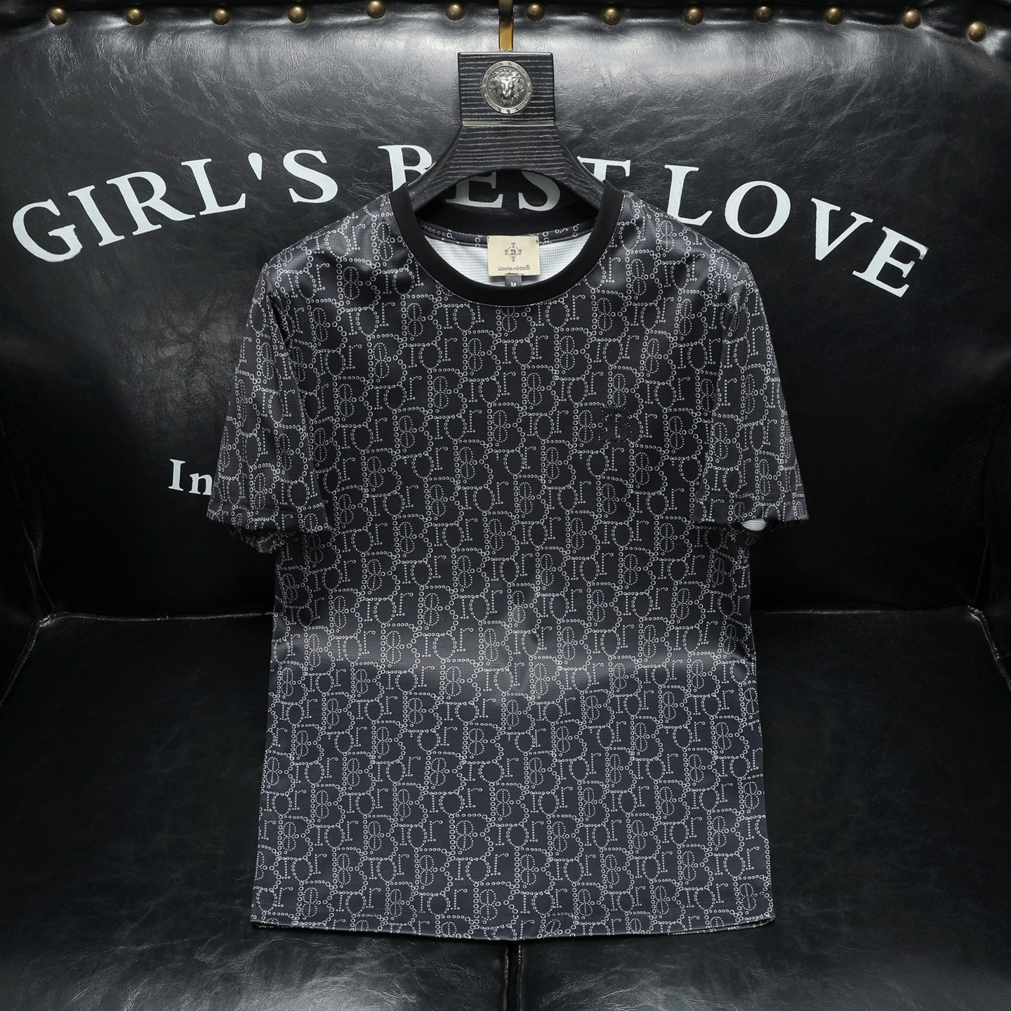 2026 Spring Summer New Style Printed Design Crew Neck Short Sleeve T Shirt for Men Fashion Trendy Versatile Comfortable Top