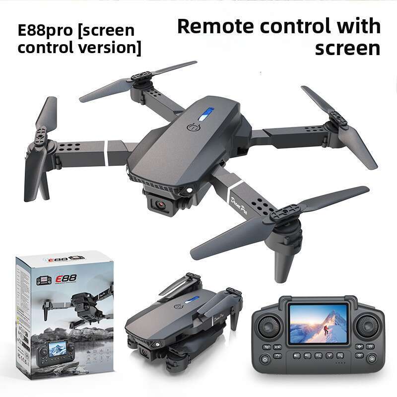 E88pro Screen-Controlled Drone HD Aerial Photography Quadcopter Foldable Altitude-Hold Remote-Controlled Aircraft Kuhangxin 2026