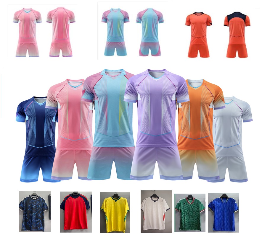 Customized Football Soccer Jerseys Sets Jersey With Shorts Design Your Own Shirts Uniforms Personalized Wear Soccer Designer Short Pants Customizable
