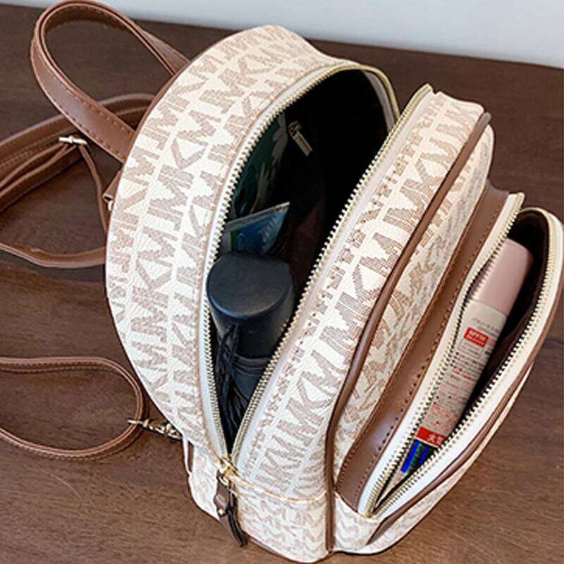Fashion Women's Vintage Print PU Leather Casual Anti Theft Travel Backpack Girl 2026 New Backpacks - view 7