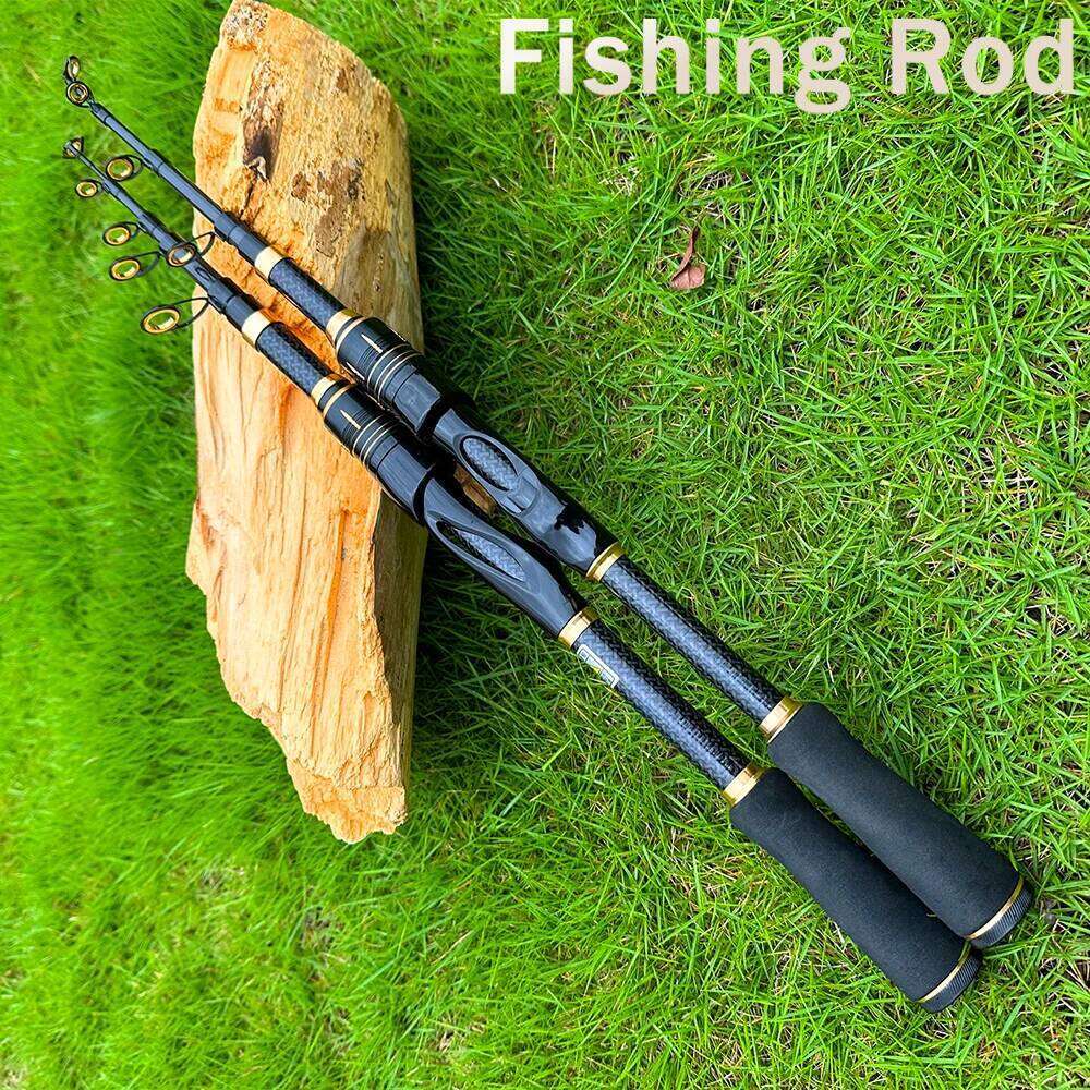 Spin Short Sea Rods Telescopic Carbon Fiber 1.8/2.4M Ceramic Guide Ring Travel Fishing Tackle Carp Spinning Rod - view 4