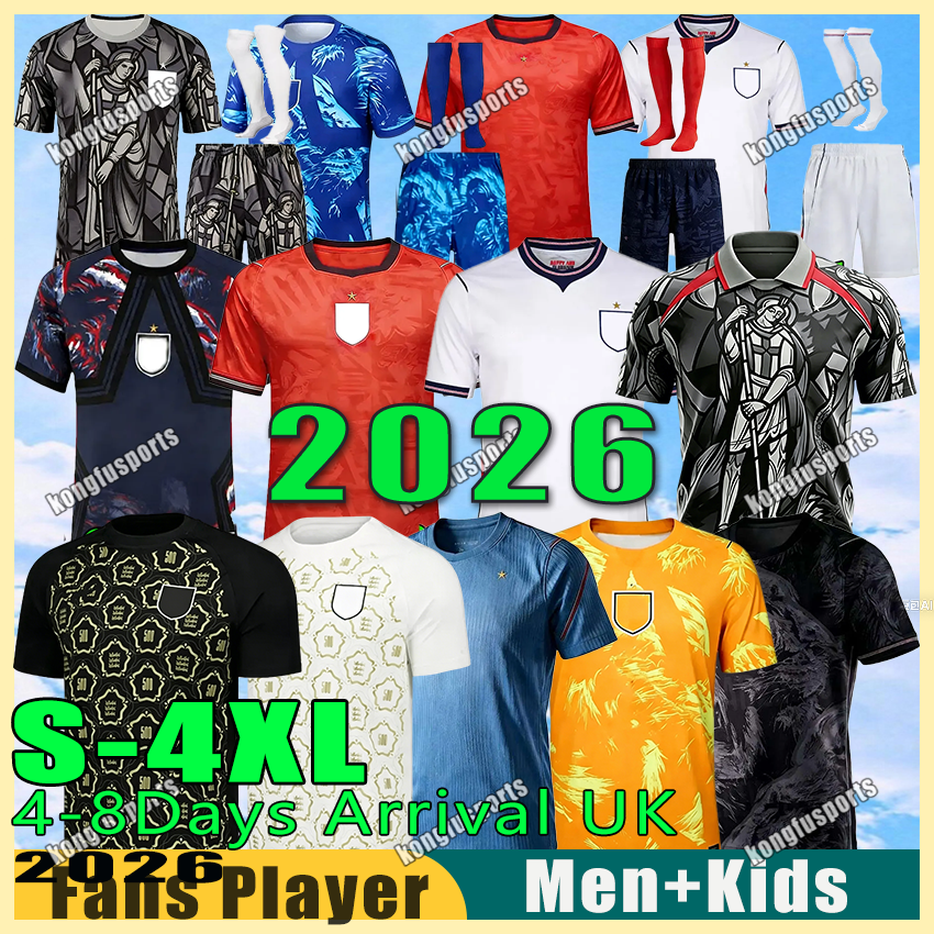 england world cup 2026 BELLINGHAM England Football Shirt england jersey Kids Kit england 26 27 Soccer Jerseys KANE SAKA RICE FODEN Women Long Sleeves Football Tops