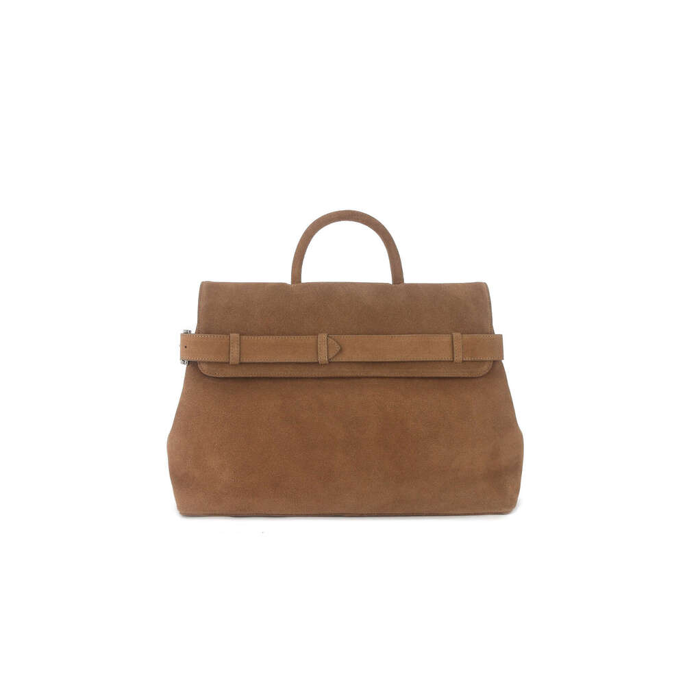 2026 Autumn Winter New Korean Style Niche Suede Messenger Bag Belt Buckle Casual Commuter Tote Handbag For Women SENYY