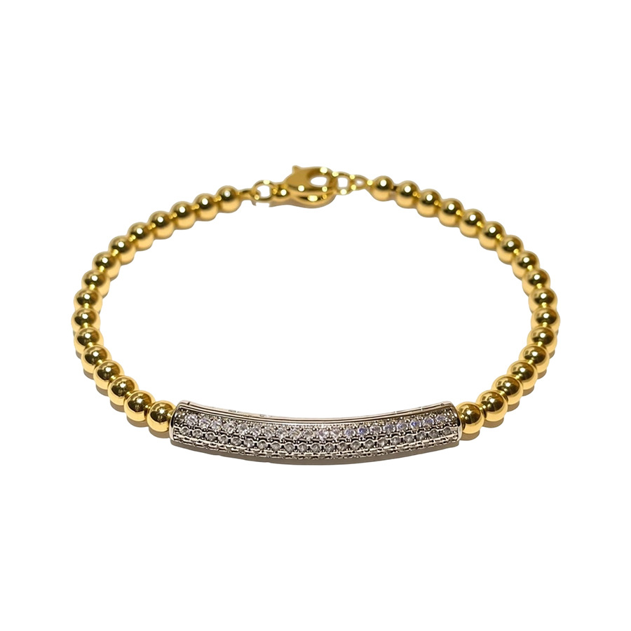European American ins-style zircon bamboo pearl bracelet, casual, fashionable, simple and elegant, light luxury with a high-end feel - view 9