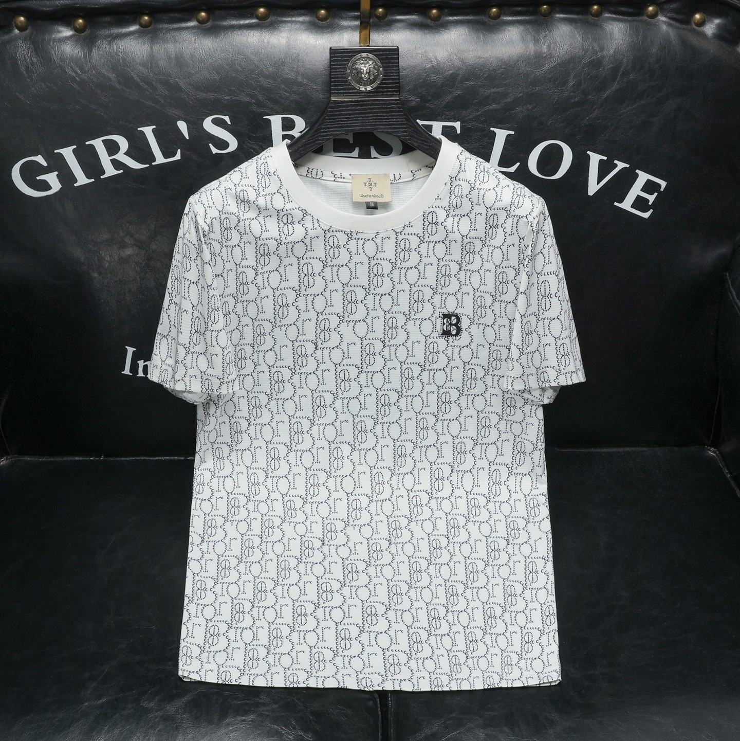 2026 Spring Summer New Style Printed Design Crew Neck Short Sleeve T Shirt for Men Fashion Trendy Versatile Comfortable Top