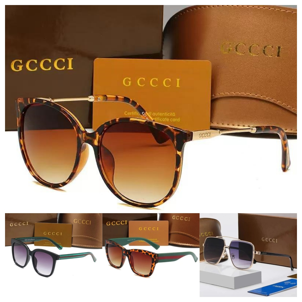 Classic Vintage Metal Sunglasses Luxury Designer For Women Men Top Fashion Senior Eyewear High Quality Eyeglasses Frame Hot Selling Shades