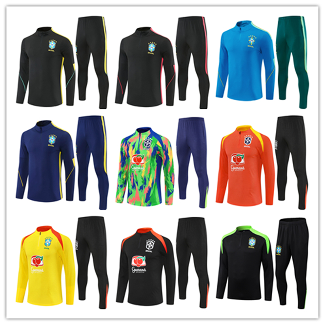 2026 2027 brazil tracksuit soccer jersey G.JESUS COUTINHO brasil Camiseta de futbol RICHARLISON 2025 2026 27 Brazil football shirt maillot kids kit training suit