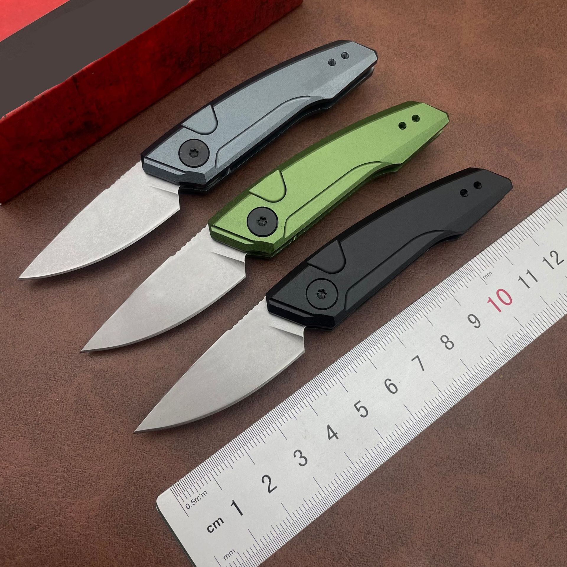 KS 7250 Mini Pocket Knife CPM 154 Blade T6 Aluminum Handle Bushcraft Camping Knife Folding Edc Portable Tool