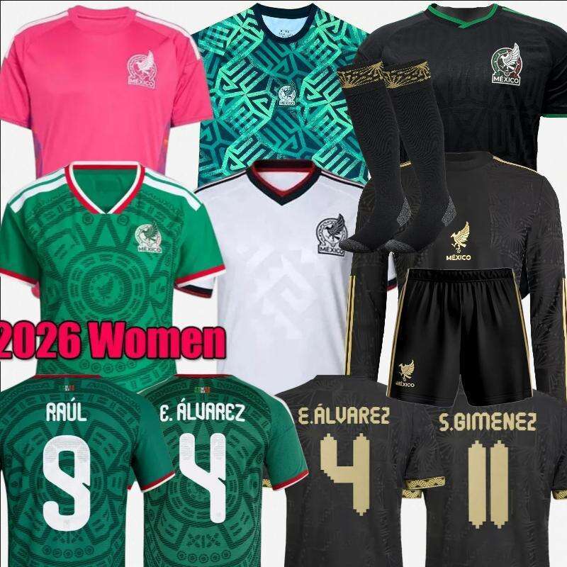 mexico world cup 2026 Soccer Jerseys Raul 25 26 mexico Gold Cup long sleeve Jersey 2025 kits mexico special jerseys football shirt kits Alvarez OCHOA VEGA GIMENEZ