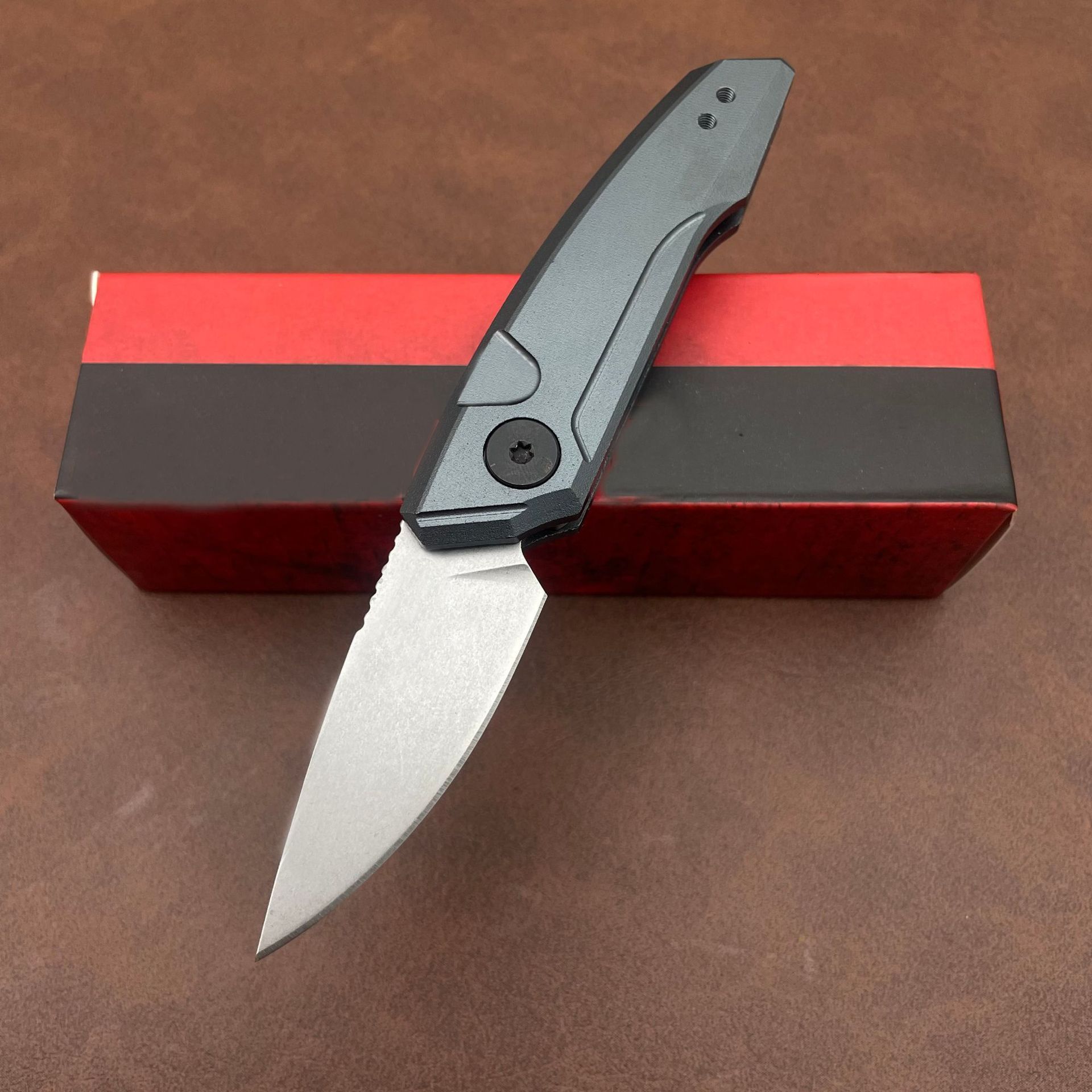 KS 7250 Mini Pocket Knife CPM 154 Blade T6 Aluminum Handle Bushcraft Camping Knife Folding Edc Portable Tool