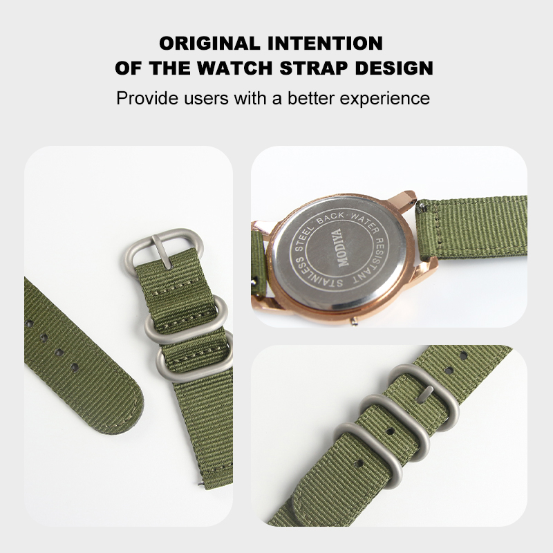 Quick Release Seatbelt Nylon Watch Band 18mm 20mm 22mm Premium Double Layer Fabric Strap for Samsung Galaxy Watch, Huawei Watch, Garmin & Traditional 