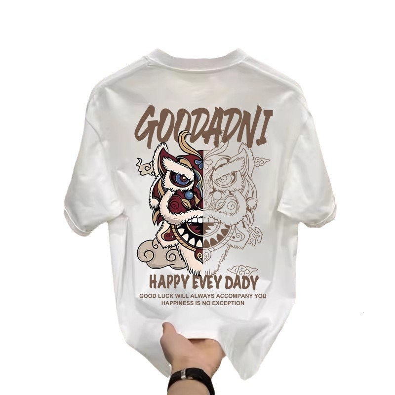 Designer Shirt Summer Fashionable Men's Short-sleeved Round Neck Casual And Fashionable Half-sleeve Shirt Top Luxurious Outdoor Sports Breathable