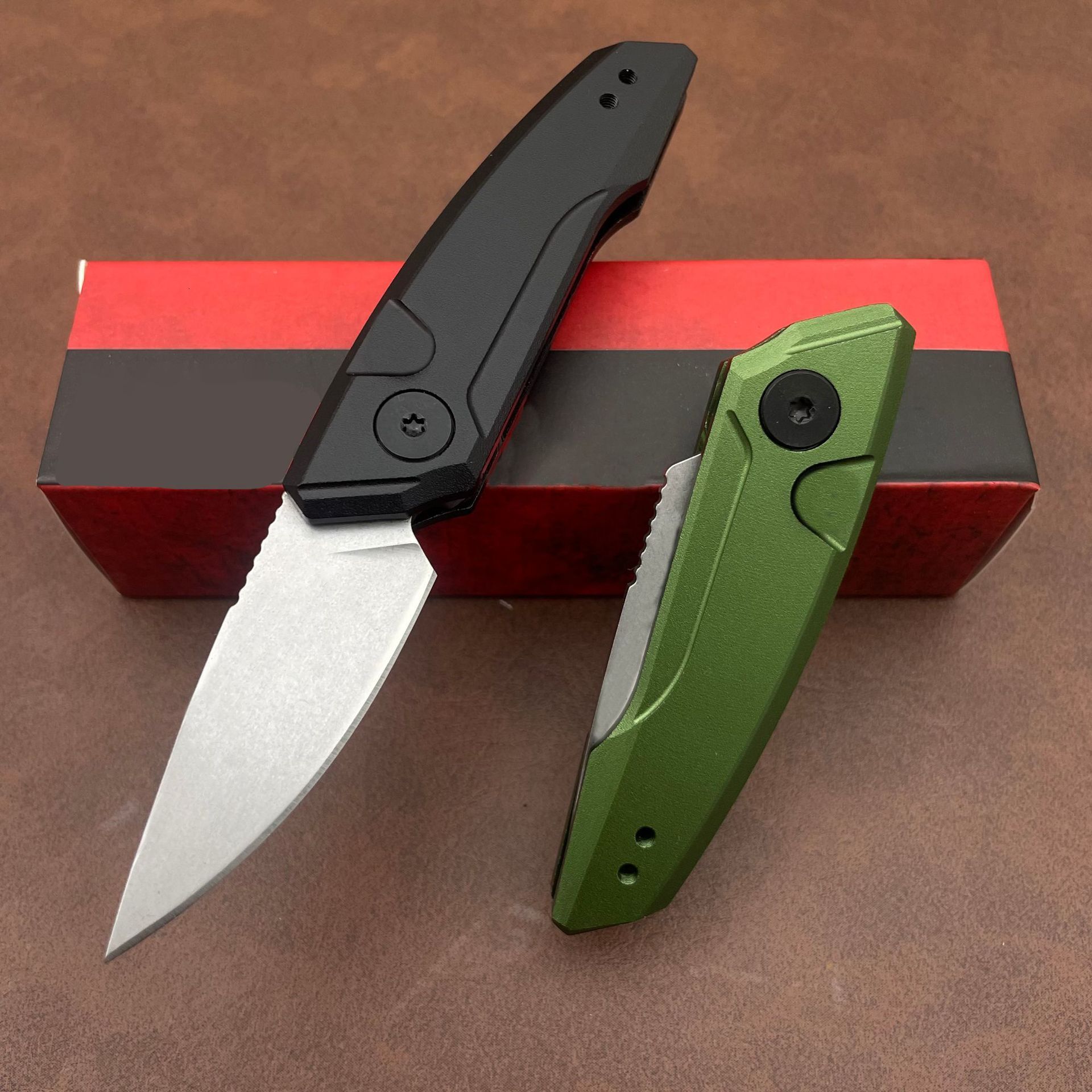 KS 7250 Mini Pocket Knife CPM 154 Blade T6 Aluminum Handle Bushcraft Camping Knife Folding Edc Portable Tool