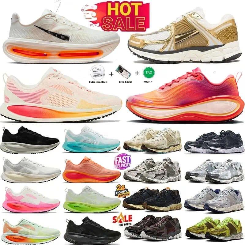 Top Quality Vomero 5 18 Premium Metallic Gold Running Men Women Shoes Photon pink Brown Yellow Ochre Anthracite Triple Black Trainer Grey Silver White Zoom Sneakers