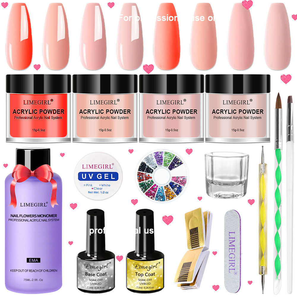 Limegirl Nail Art Kits Set Polish Gel Nail UV Drying Lamp Nail Drill Nail Extension Polishing Pen Professional Gel Manicure Set False Nails Tools X260 - view 7