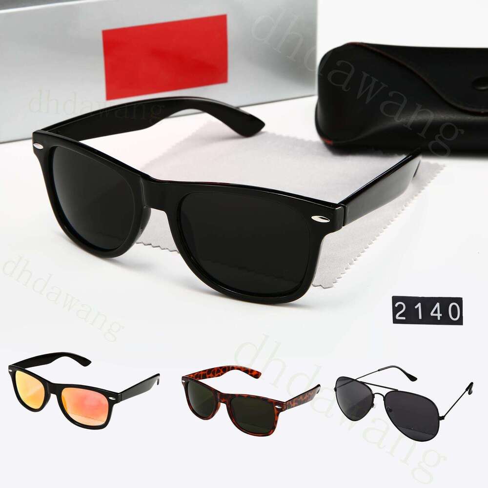 High Quality Retro Sunglasses for Men Women Square Frame UV400 Polarized Fashion Eyewear for Travel with box