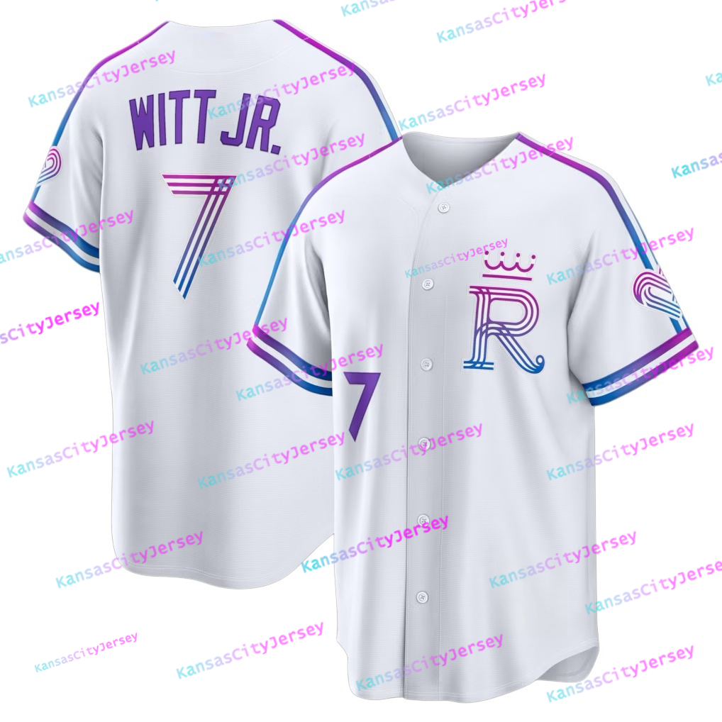 Men Women Youth Kids Kansas City Baseball Jerseys 2026 City Connect Jersey Embroidery Jerseys 7# Witt Jr. 9# Pasquantino 11# Garcia 13# Perez 14# Cagl