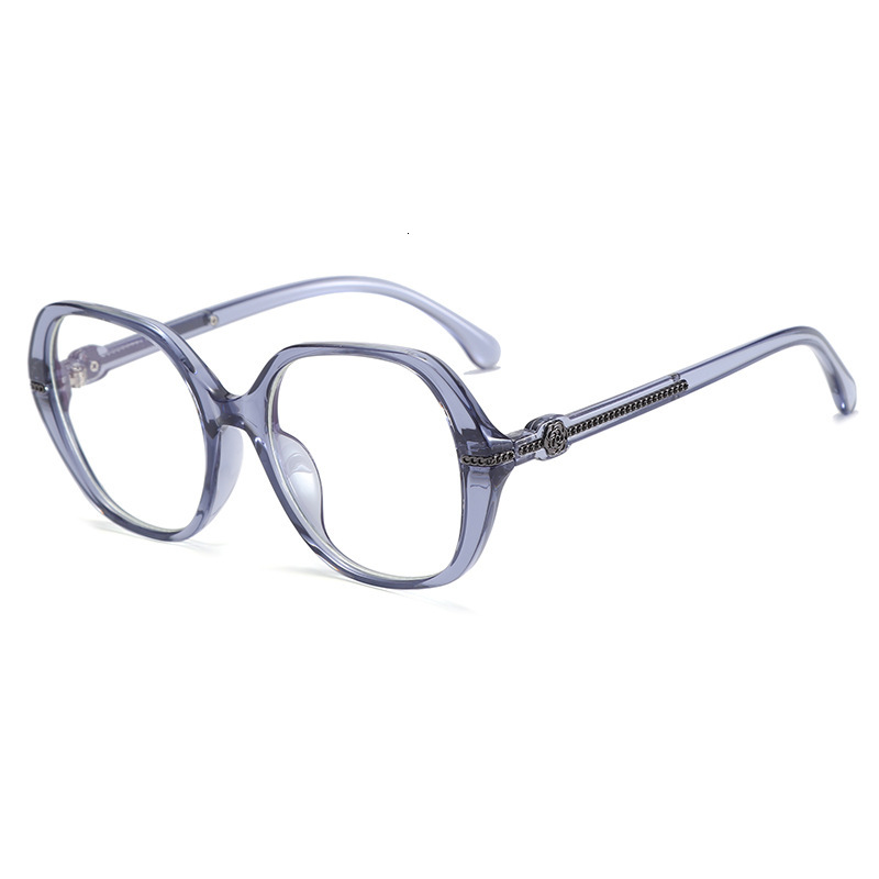 New European And American Style Women's High-end Fashionable Round Face Over-the-counter Glasses Retro Designer Sunglasses Outdoor UV Protection 