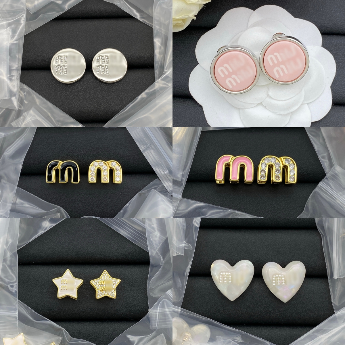 20 Stili Orecchini Di Design Di Lusso Lettera MM Squisito Stile Mondano Design …