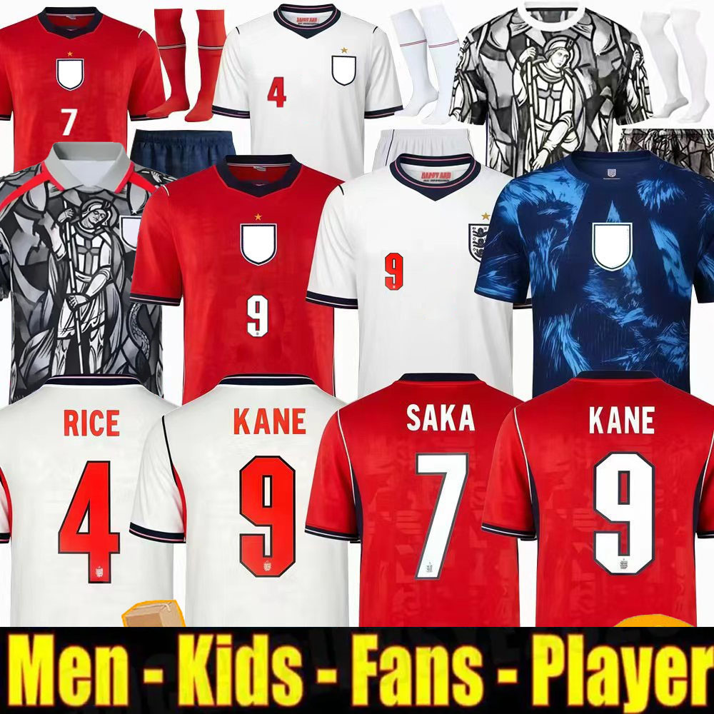 3XL 4XL TOP 2026 Englands Football Shirt 26 27 EZE BELLINGHAM STONES Football kits Soccer Jerseys RASHFORD KANE SAKA RICE FODEN National Team Kid Men