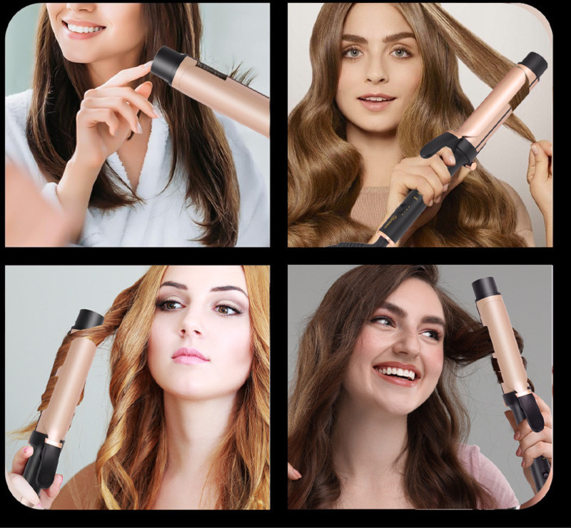 15 Inch Extra Large Curling Wand for Long Hair Ceramic Tourmaline Barrel 40M Negative Ions Hair Curling Iron with 2 Clips 260330