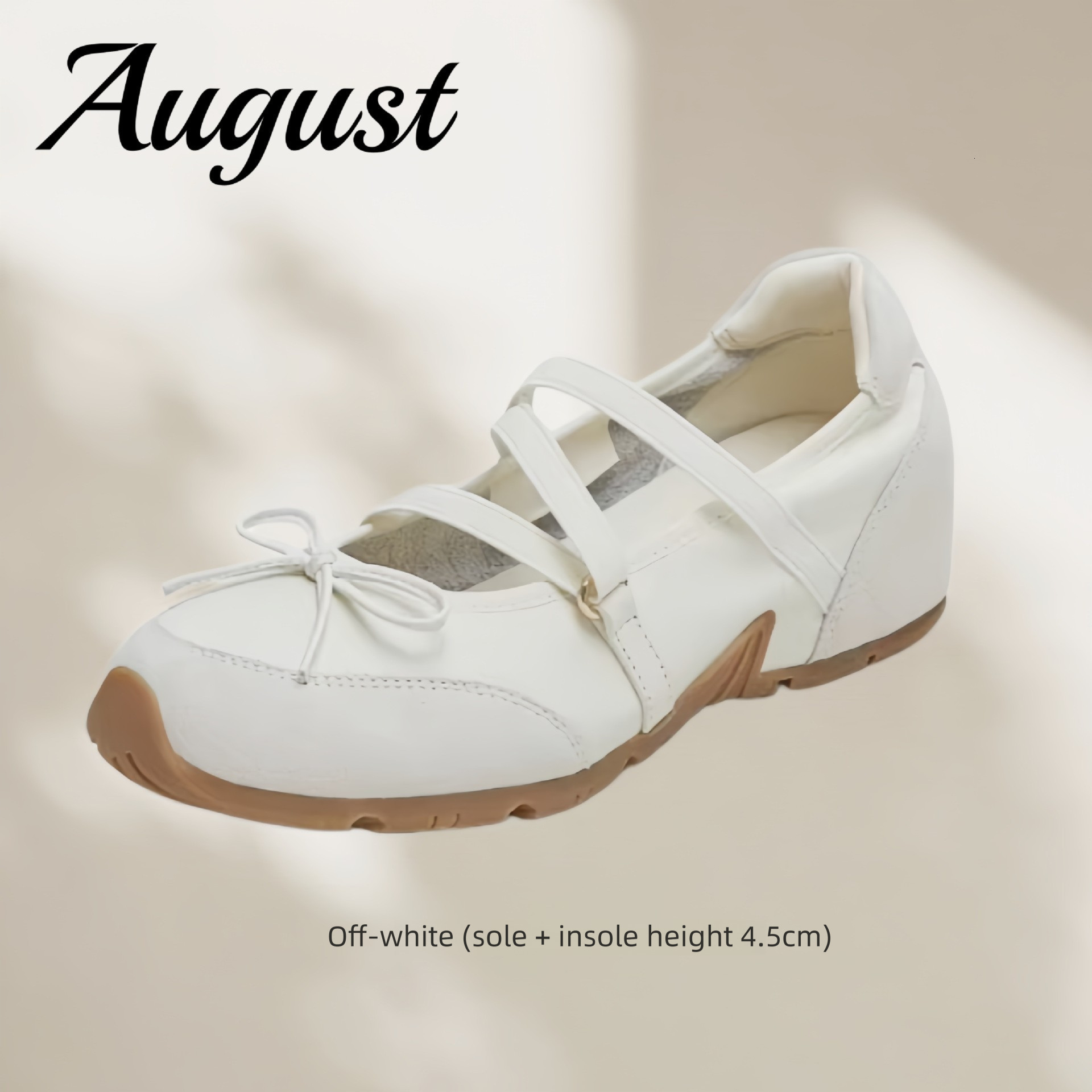 Zhangruonan Celebrity-Inspired Soft Bottom Hidden Wedge Sneaker Ballet Mary Jane Shoes Women 2026 Spring Casual Low-Cut Flats Fashion Trainers