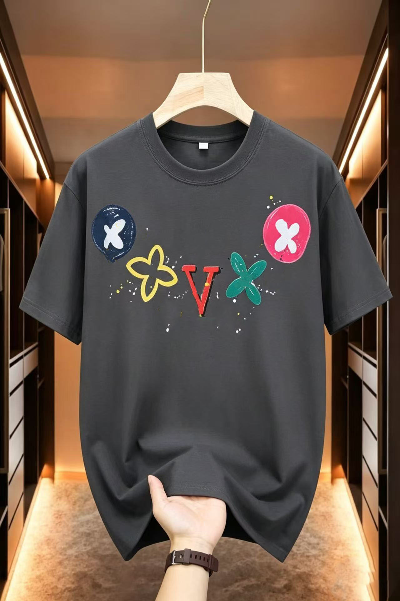 t shirt Tees Mens Women Designers Summer Loose Fashion Tops Casual Street 0202