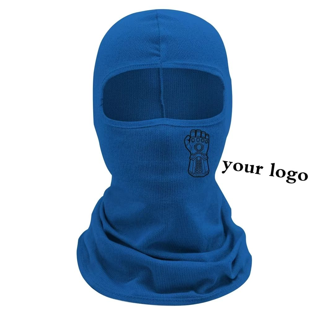 Custom logo Balaclava cycling mask neck leggings combination motorcycle hood sunscreen breathable waterproof polyester spandex material unisex ski mas