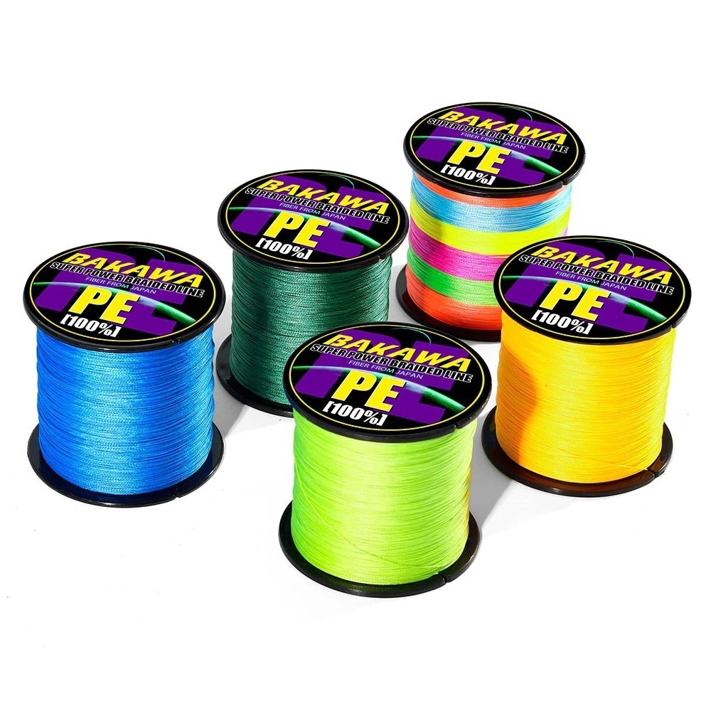 BAKAWA8 Braided Fishing Line Carp 1001000M Multicolor PE Multifilament Japanese Dali Ma Longrange Casting Lure 260331