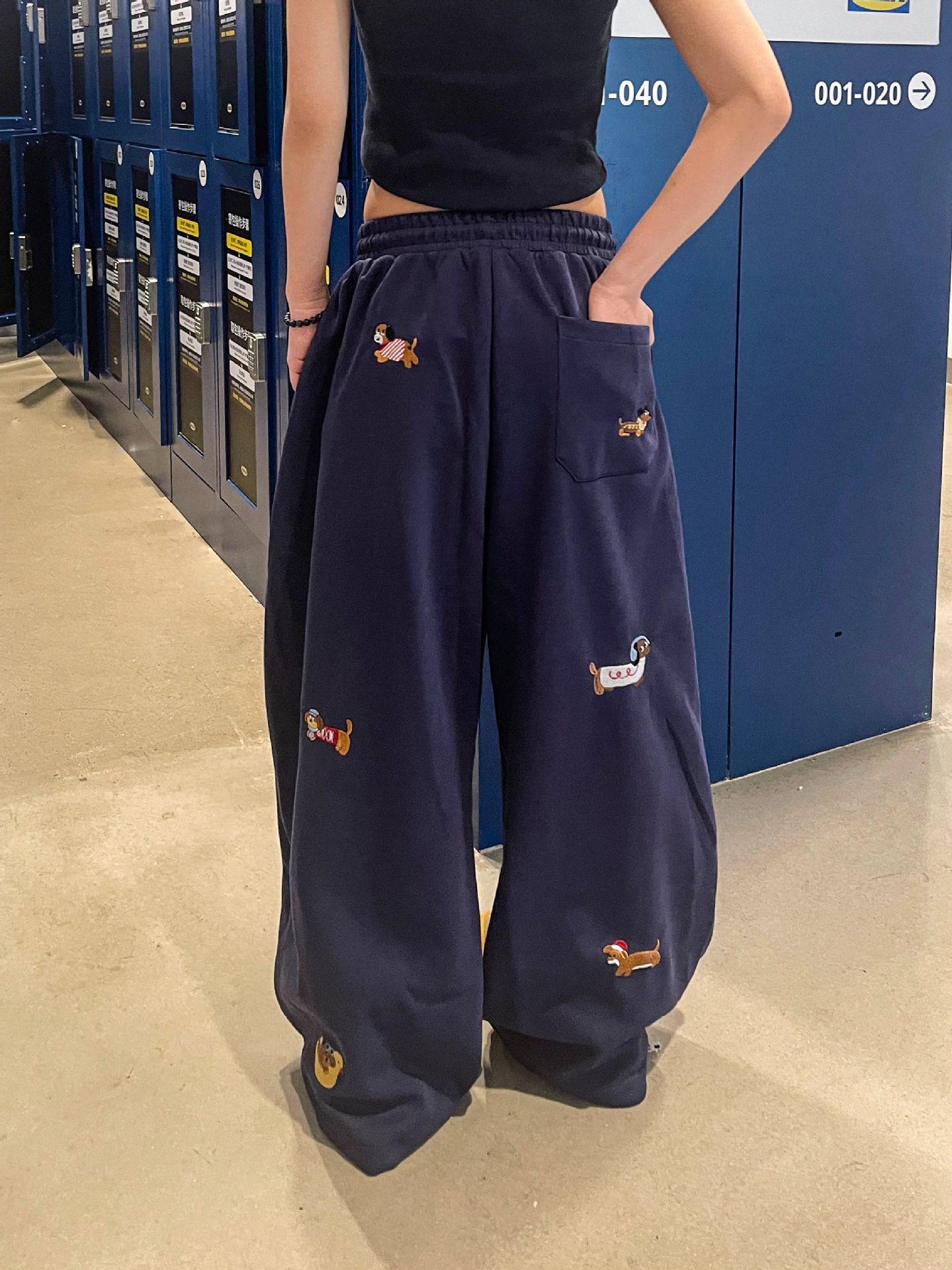 Men's Jeans American Y2k Religious Embroidered Retro For Men And Women High Waist Harajuku Fashion Washed Street Casual Pants